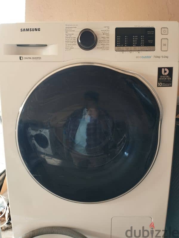 Samsung 7/5kg 2in1 wash dryer together 1