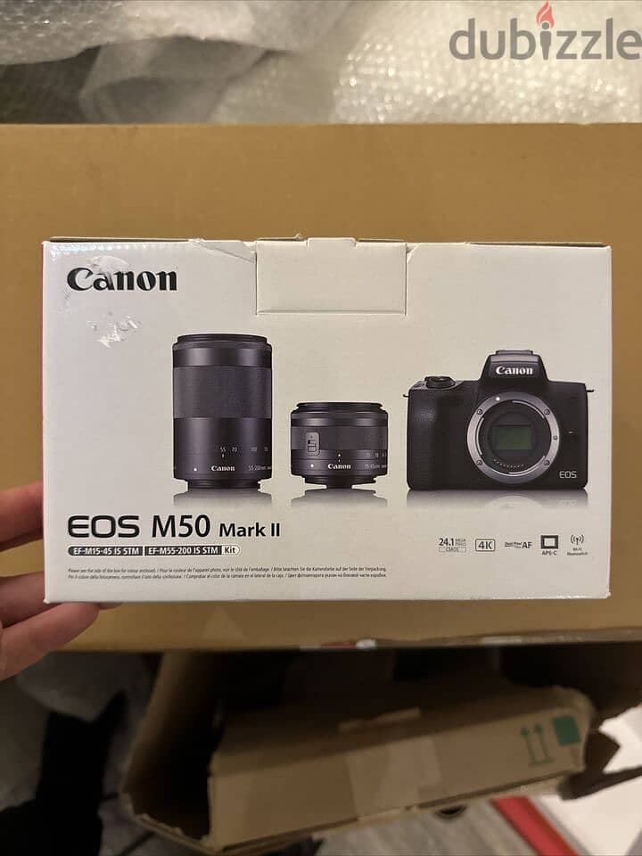 Canon E O S M 50 Mark II Mirrorless 15-45mm Lens 1