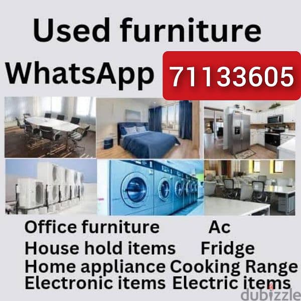 we buy households furniture  items aci 0