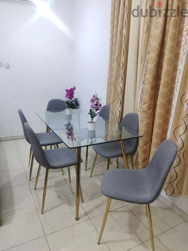 dining table with 6chair for sale 1