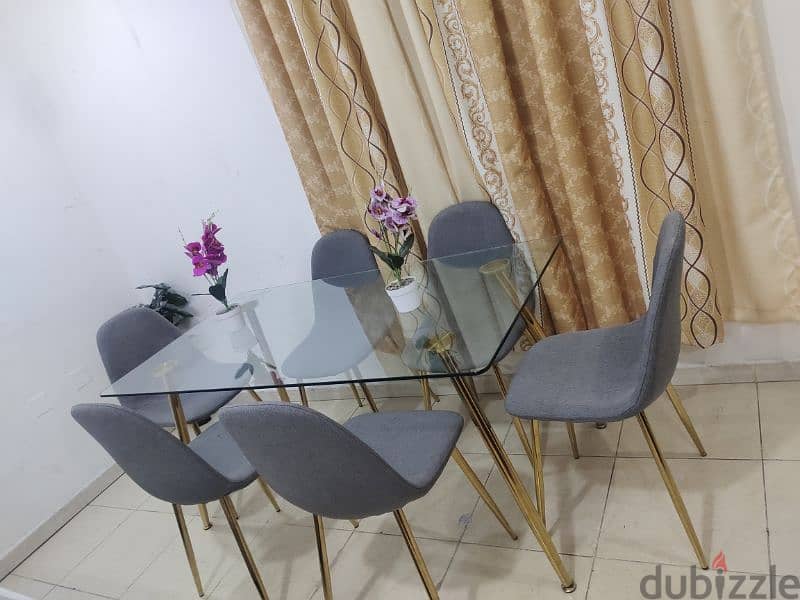 dining table with 6chair for sale 2