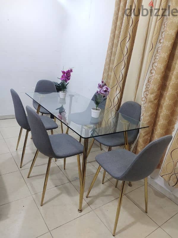 dining table with 6chair for sale 3