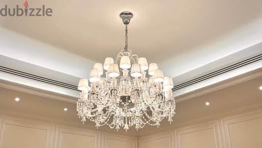 Luxurious 24-Light Crystal Chandelier – Elegant & Timeless