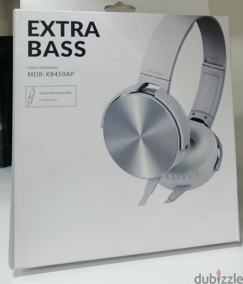  MDR-XB450AP Headphones – Extra Bass, Crystal-Clear Calls!  1