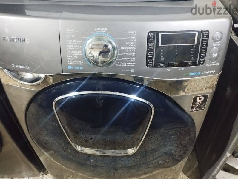 Samsung 17/9 kg wash dryer together 2 in 1 2