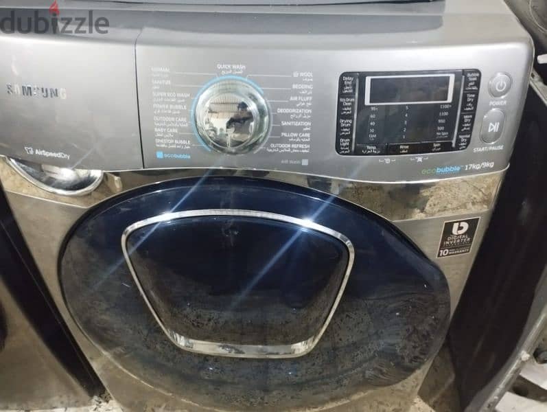 SAMSUNG WASH DRYER TOGETHER 17/9KG 2IN1 BIG MACHINE 1