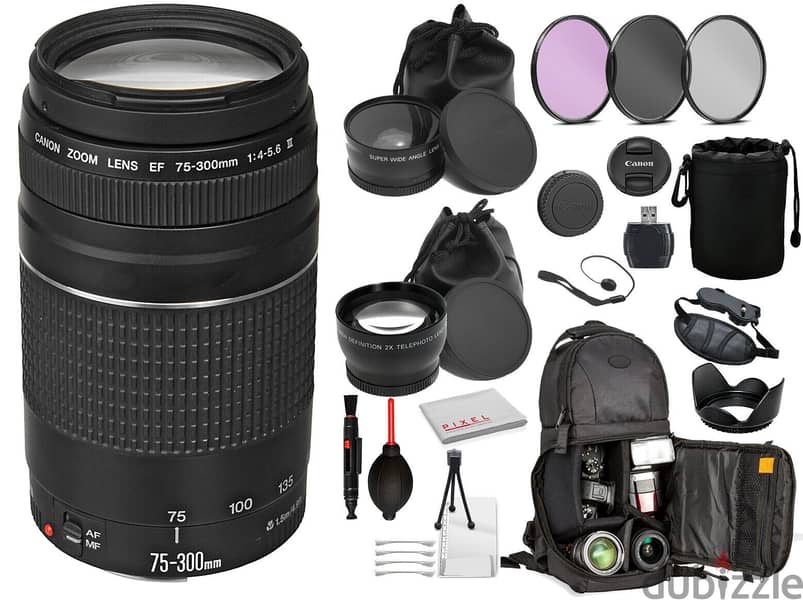 CANON EF 75-300MM F/4-5.6 III USM LENS 1