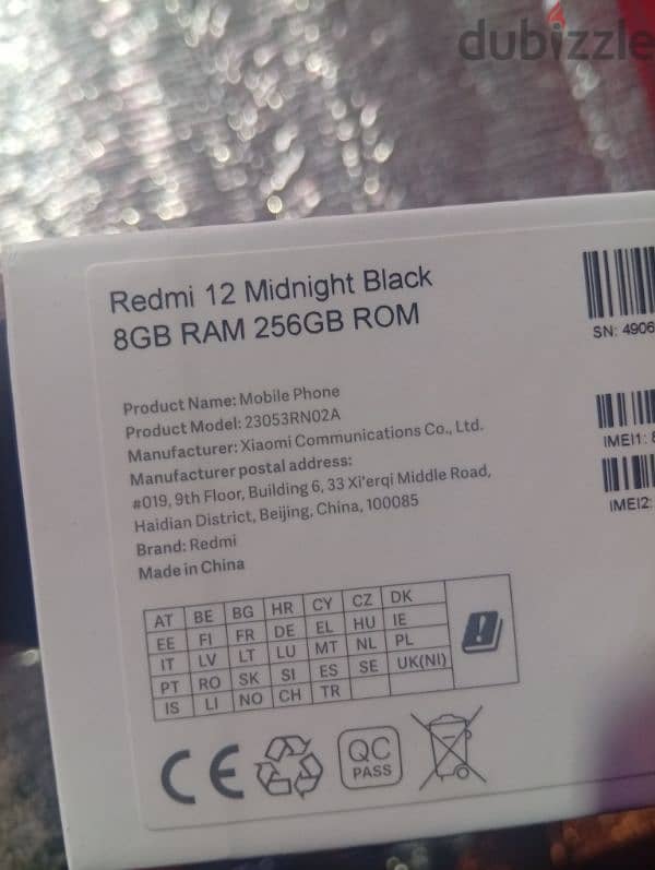 Redmi 12 mobile sale new mobile no use 5