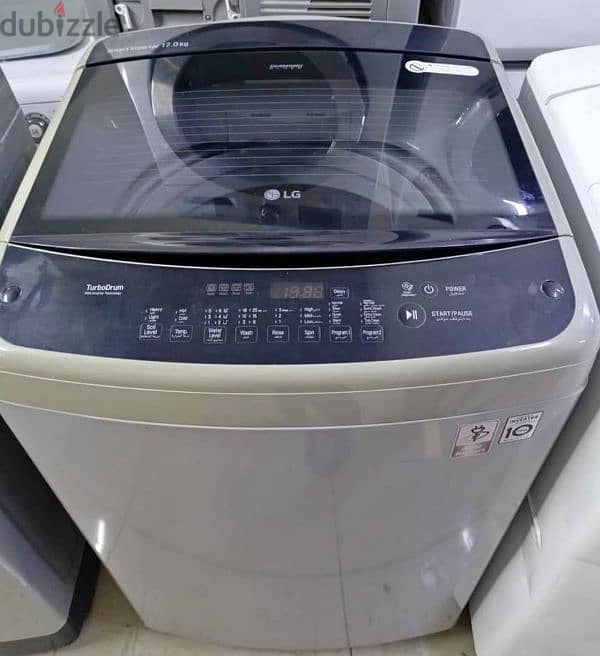 This LG Brand Washing Machine for sell Top Load Big 17kg 3