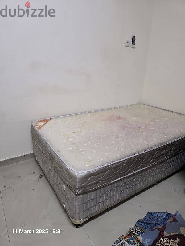 Single bed with mattress 1