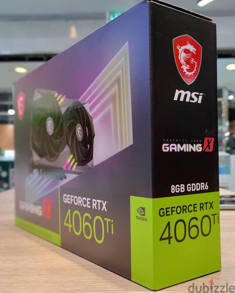 Graphics gaming Msi Geforce rtx 4060 ti gaming x 2