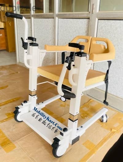 Patient Lift Wheelchair for Home, Multifunction Transport Shower Chair