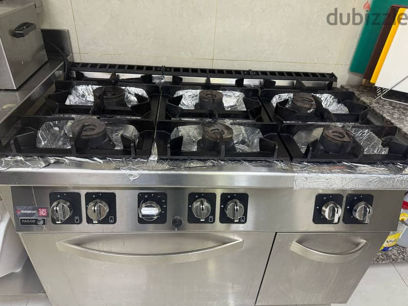 Cooking Range Oven 6 Burner 1