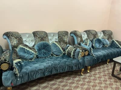 Sofa set 3+3+1