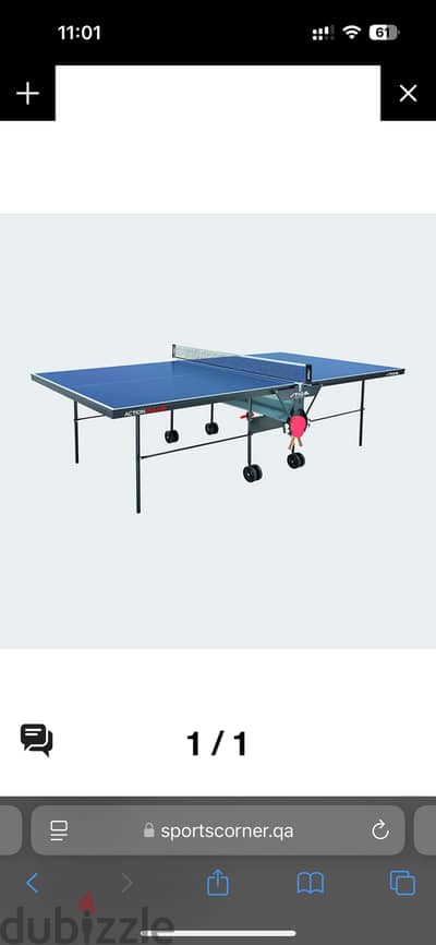 STIGA Action Roller Table Tennis Table Full Size