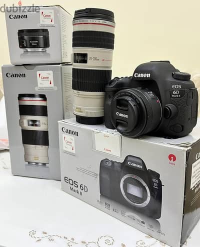 Canon EOS 6D Mark II 26.2MP Digital SLR Camera Black