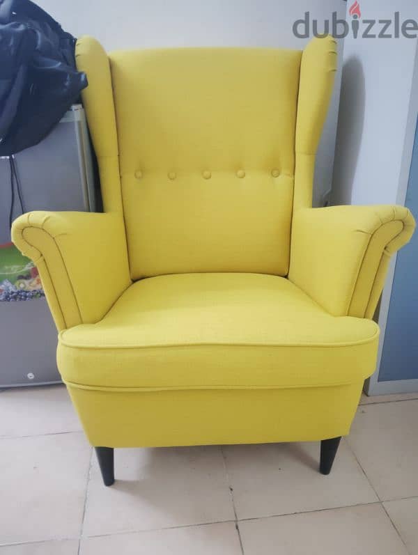 ikea strandmon wing chair 1