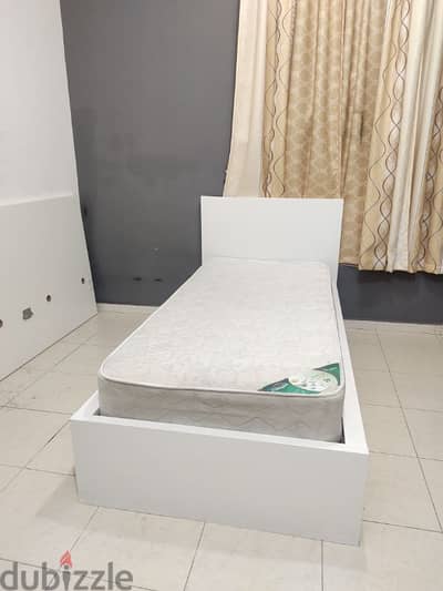 single bed with mattress for sale