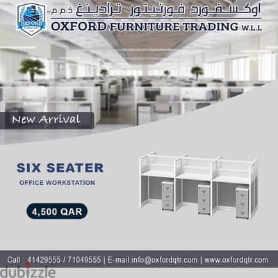 Six Setaer Office Workstation