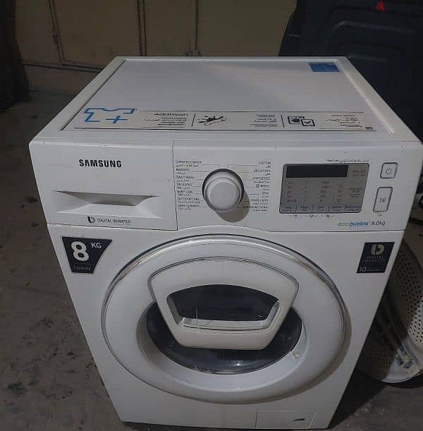 Samsung 8kg washing machine ad wash double door 0