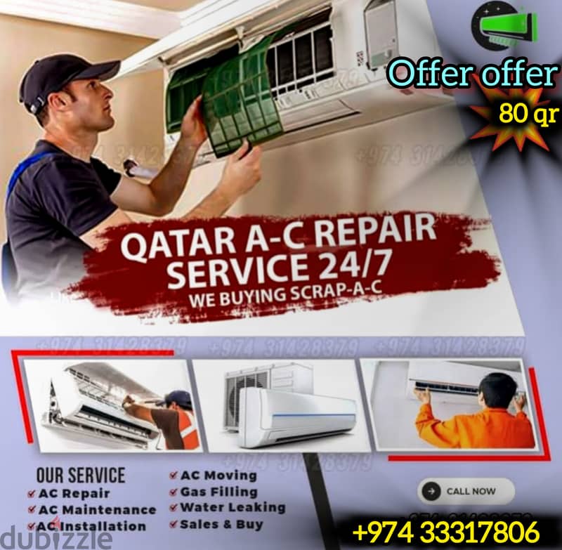 This Summer A/C Service and Repair Only 80qr 2