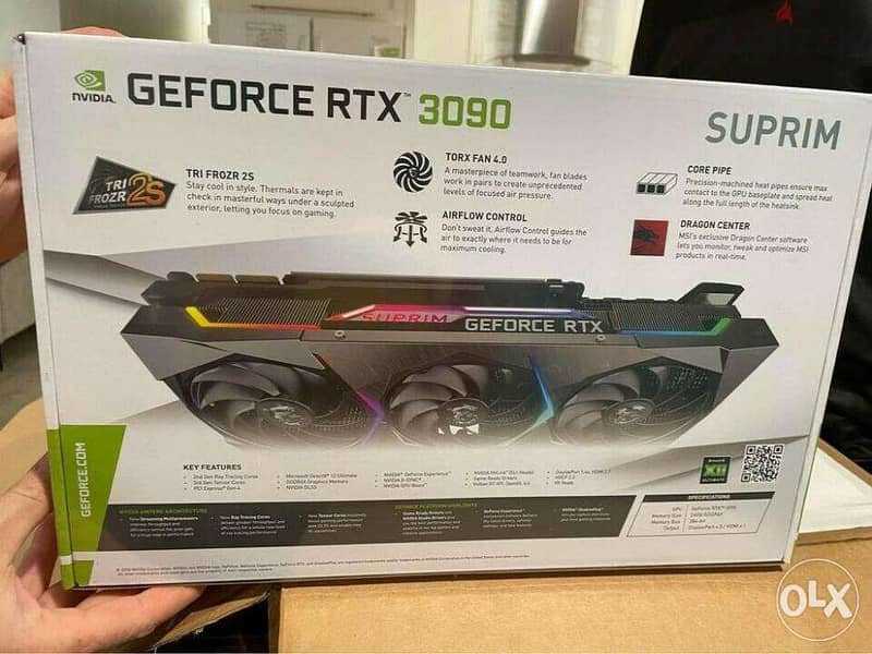 NEW Stock MSI GeForce RTX 3090 SUPRIM X 24G 1