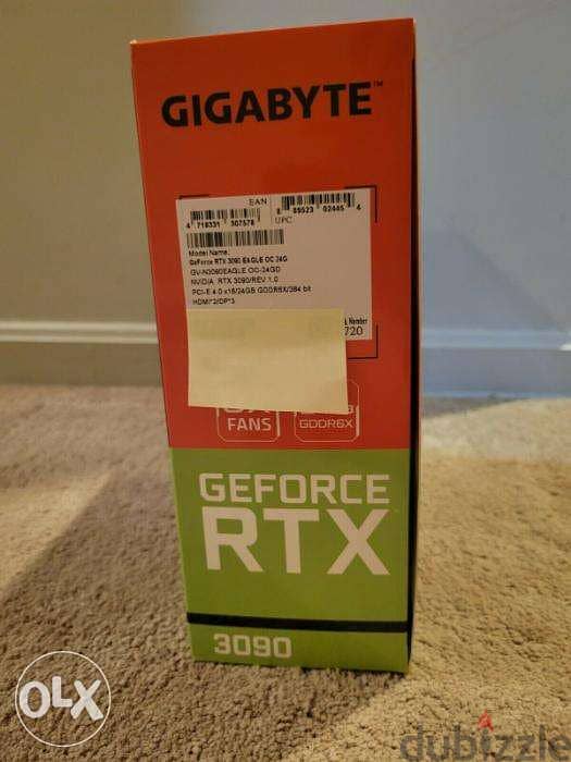 NEW Stock GIGABYTE GeForce RTX 3090 Eagle OC 24GB Sealed 2