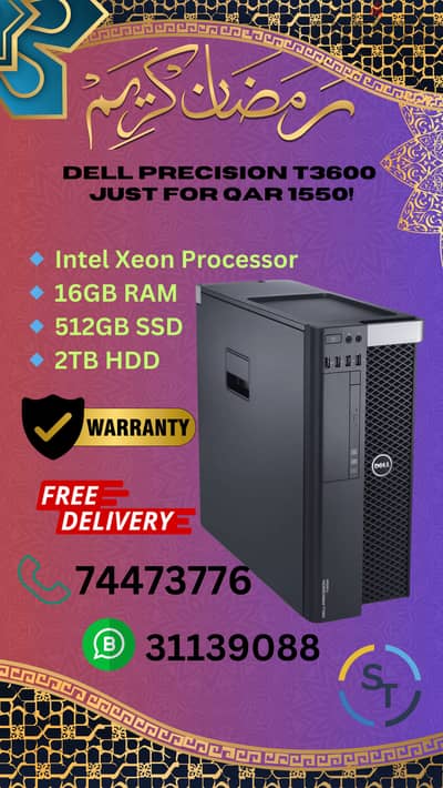 Dell Precision T3600 – Power Meets Performance!  Intel Xeon