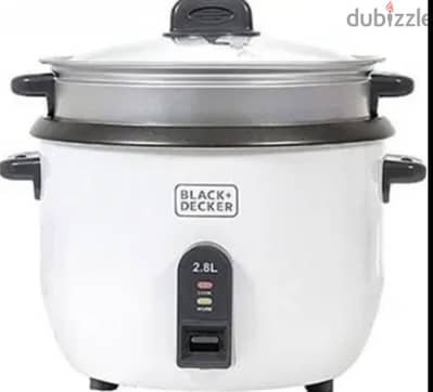 Black+Decker 2.8 Liters Non Stick Rice Cooker