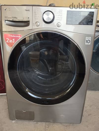 LG 15/8 kg wash dryer together 2in1 Updated model 2023