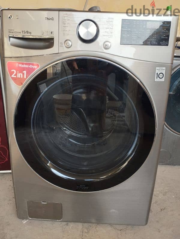 LG 15/8 kg wash dryer together 2in1 Updated model 2023 0