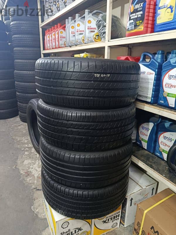 Used Dunlop 225/40R18 Tires – Made in Japan 2