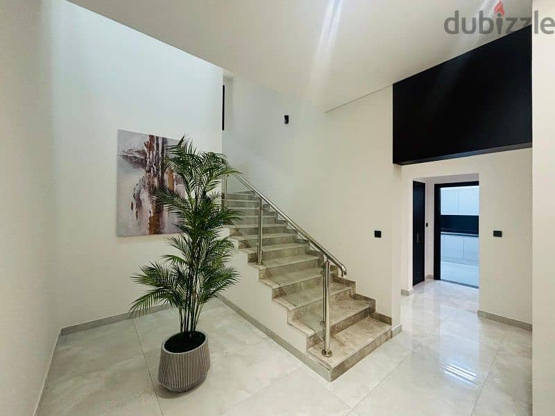 For rent, a new furnished villa in Al Thumama 0