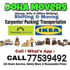I do all kinds of house,villa, office furniture shifting and moving, 0