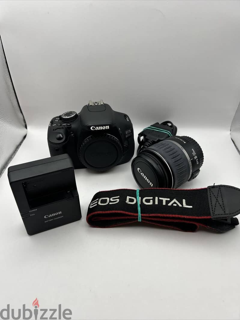 Canon E O S 600 D  (Kit w/ EF-S 18-55mm Lens 1