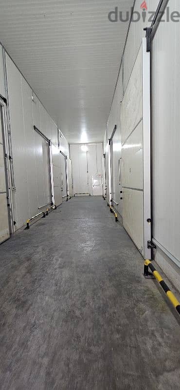700Sqm Freezer Cold Store with 12 Rooms For Rent in Birkat Al Awamer ...