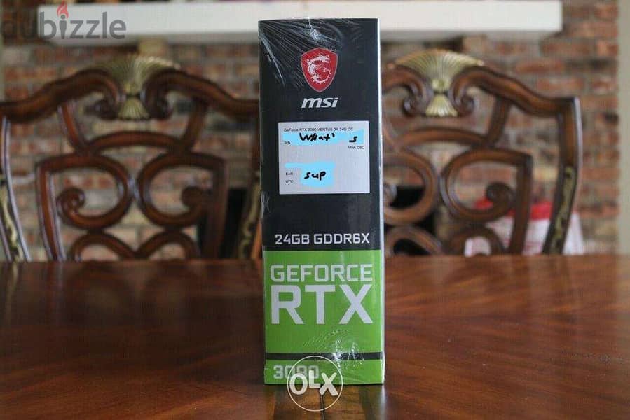 NEW !!SEALED MSI GeForce RTX 3090 Ventus 3X OC 24GB 3