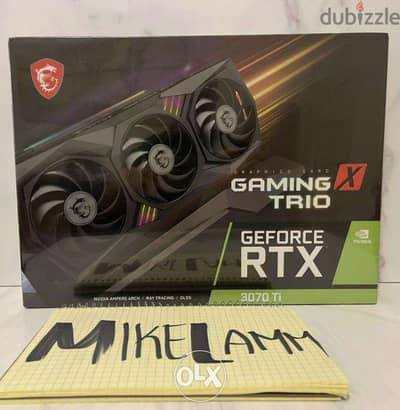 NEW MSI NVIDIA GeForce RTX 3070 Ti 8GB GDDR6X Gaming X Trio