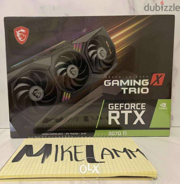 NEW MSI NVIDIA GeForce RTX 3070 Ti 8GB GDDR6X Gaming X Trio 0