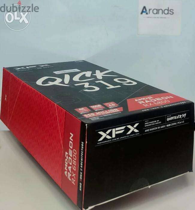 NEW XFX Speedster QUICK319 AMD Radeon RX 6800 BLACK 1