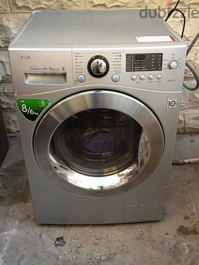 Lg 8/6 Kg Washing With Dryer Machine For Sale