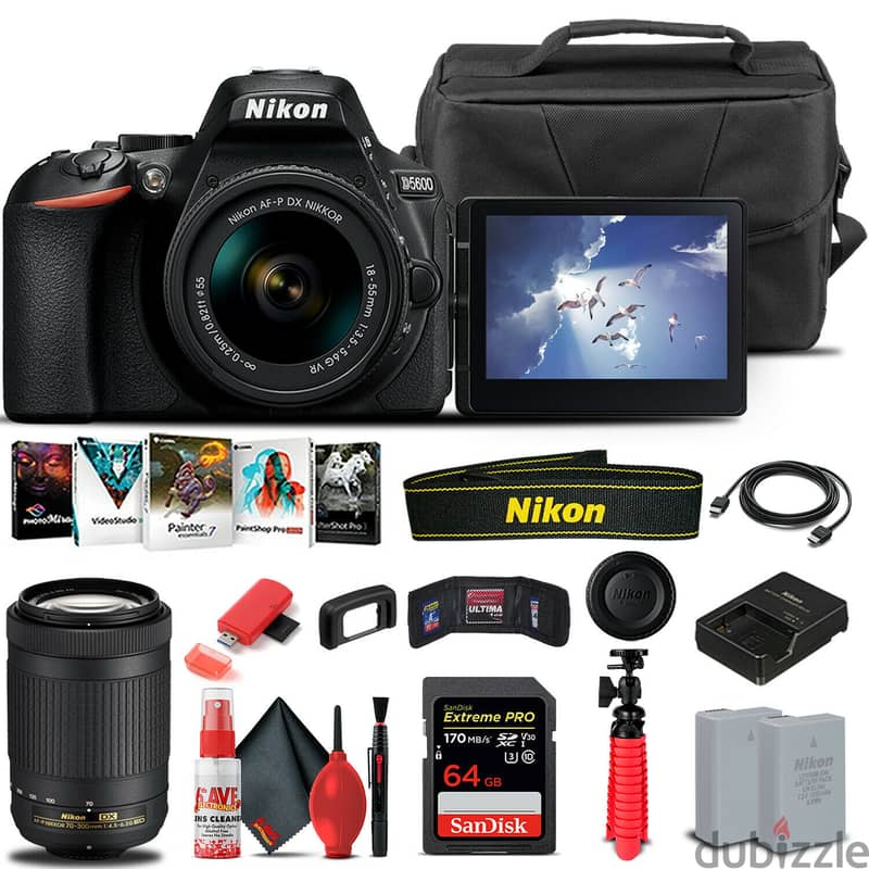 NIKON D 560 18-55MM AND 70-300MM LENSES 1