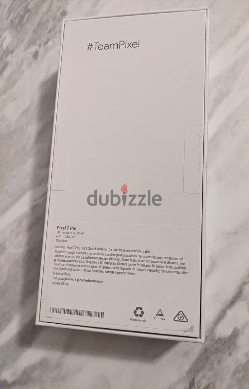Google - Pixel 7 Pro 12GB RAM 256GB GLOBAL VERSION 1