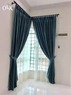 Curtain shop in Qatar) High quality curtain we make anywhere qatar 0