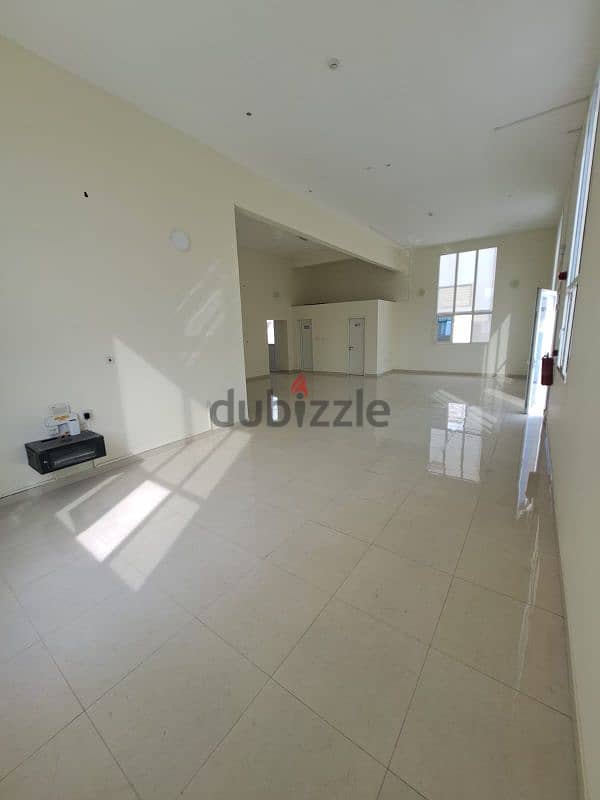 Warehouse for rent in Birkat Al-Awamer .  Land area: 2000 sqm 3