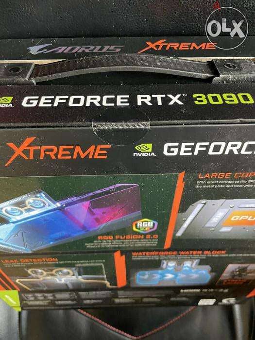 NEW SEALED GIGABYTE AORUS GeForce RTX 3090 Xtreme WaterForce 1