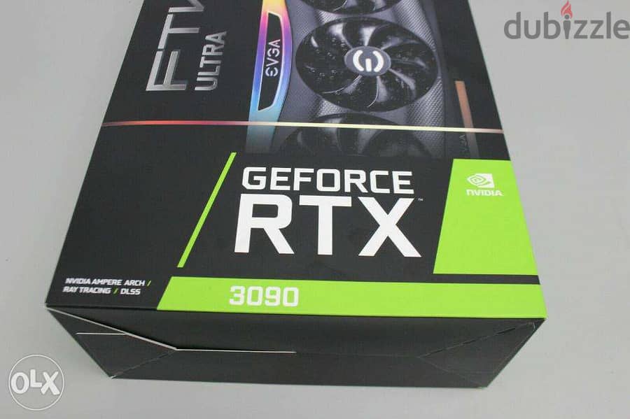 SEALED EVGA NVIDIA GeForce RTX 3090 24GB FTW3 Ultra GDDR6X 1