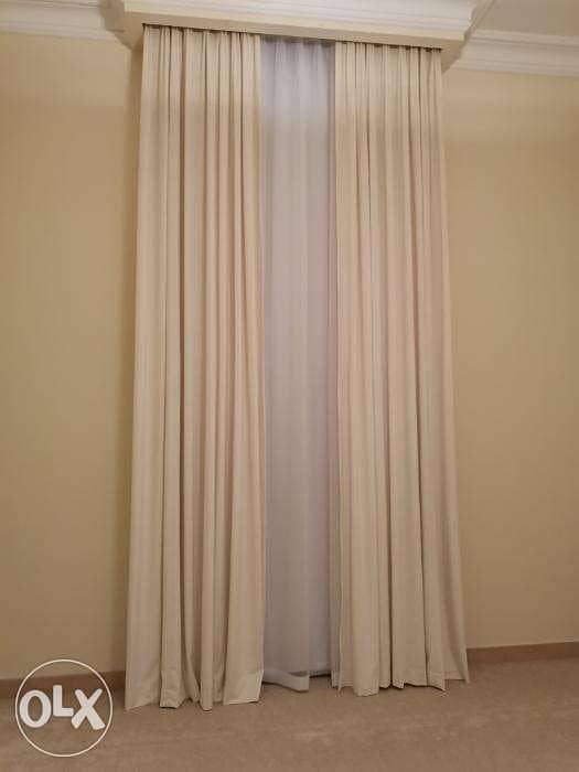 Residence curtains in Qatar  ستائر الإقامة 1