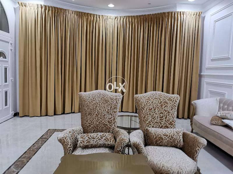 Residence curtains in Qatar  ستائر الإقامة 5