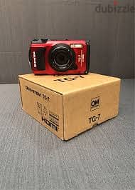 OM SYSTEM Tough TG-7 12MP 4K Waterproof Digital Camera